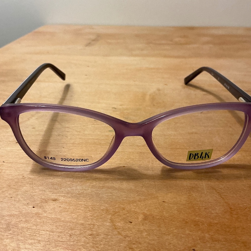 DB4K eyeglass frames Purple Evie C1 43-16-130